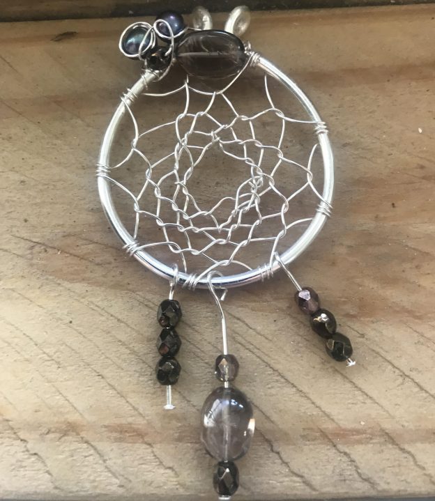 Dream Catcher Pendant Making Class Mondazzi Book Bead Crystal