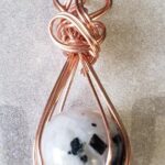 Drop cage Fidget Spinner Pendant